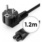 CABLE DE ALIMENTACIÓN DE 3 POLOS EUROPEO 1M. OEM 00910