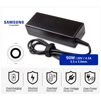 CARGADOR SAMSUNG COMPATIBLE  | 19V / 4.74A | 5.5 x 3.0mm