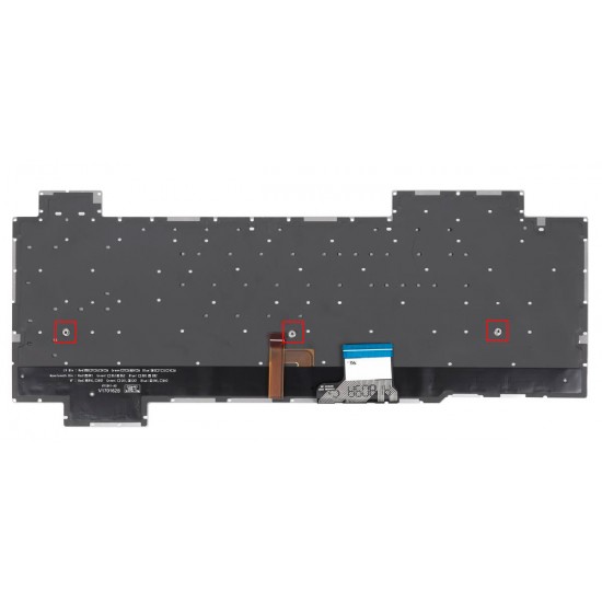 TECLADO ESPAÑOL ASUS ROG STRIX GL703G GL703GE GL703GM GL703GS SERIES NEGRO RETROILUMINADO | SP V170146BK1-SP AEB9BP00010 HP 13619