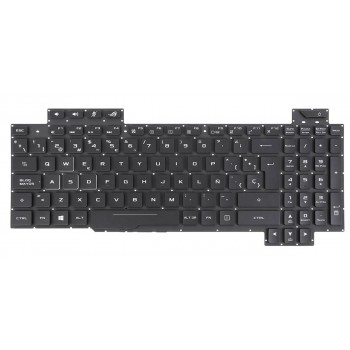 TECLADO ESPAÑOL ASUS ROG STRIX GL703G GL703GE GL703GM GL703GS SERIES NEGRO RETROILUMINADO | SP V170146BK1-SP AEB9BP00010