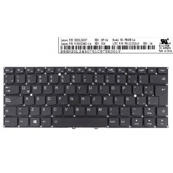 TECLADO LATINO LENOVO YOGA 910-13IKB SERIES NEGRO RETROILUMINADO | SN20L24307 V156020AK1-LA PK131222A16
