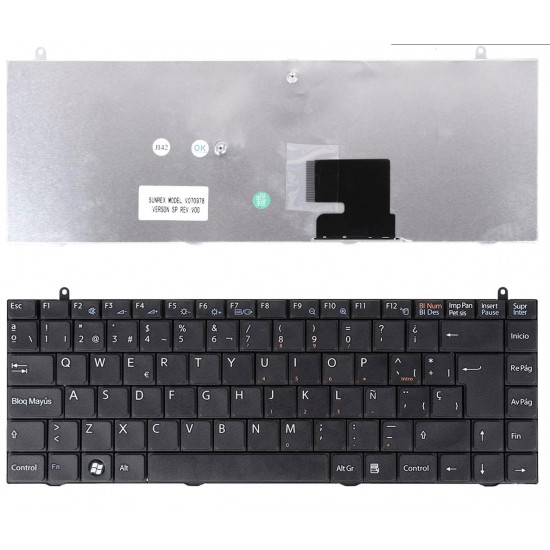 TECLADO ESPAÑOL SONY VAIO VGN-FZ SONY 01517