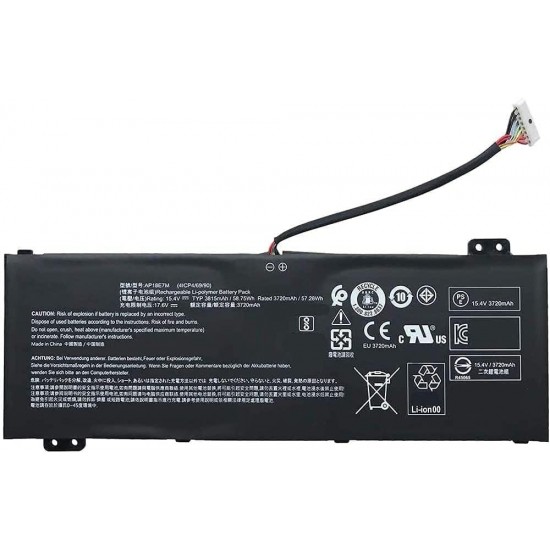 BATERIA ACER NITRO 5 AN515-54 AN515-43 ASPIRE A715-74G PREDATOR TRITON 300 PT315-51  CONCEPTD 3 5 PRO SERIES | AP18E7M AP18E8M | 14.8V · 3620MAH