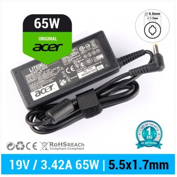 CARGADOR ACER ORIGINAL ASPIRE A SERIES 65W