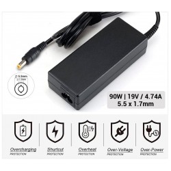 CARGADOR ACER COMPATIBLE | 19V / 4.74A | 5.5 x 1.7mm | 90W