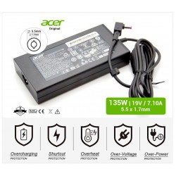 CARGADOR ACER ORIGINAL | 19V / 7.10A | 5.5 x 1.7mm  | 135W