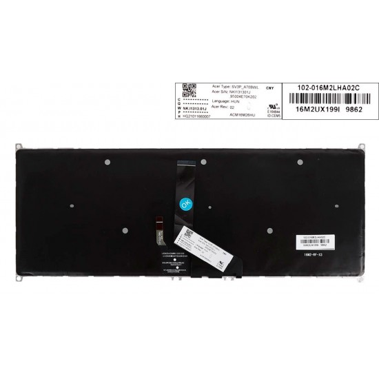 TECLADO ESPAÑOL ACER SWIFT 3 SF313-51 SF313-52 SERIES RETROILUMINADO ACER 12802