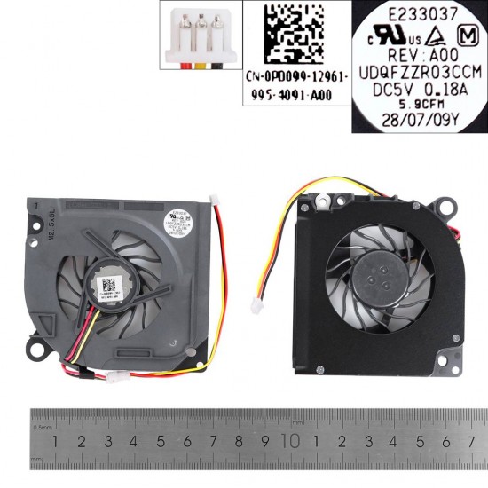 VENTILADOR CPU TRAVELMATE 4520 SERIES | 23.10218.002 KSB06205HA ACER 01698C