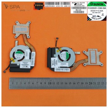 VENTILADOR CPU CON DISIPADOR HP ELITEBOOK REVOLVE 810 G1 810 G2 SERIES | 753716-001 EG50050S1-C390-S9A