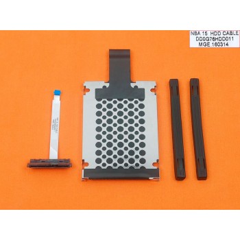 ADAPTADOR CADDY INTERNO DISCO 2.5" SATA HP PAVILION 15-C SERIES | DD0G76HDD011 ( MODELO CON CABLE HDD MAS CORTO 7CM. ) 