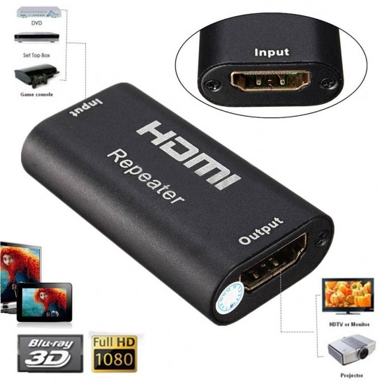 REPETIDOR AMPLIFICADOR HDMI | HASTA 40 METROS OEM 07252