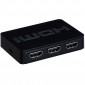 HDMI SWITCH 3 EN 1 CON MANDO | SOPORTE 1080P 3D | NEGRO OEM 05229