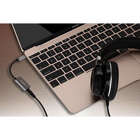 ADAPTADOR 2 EN 1 USB 3.1 TIPO C A DC JACK AUDIO 3.5mm OEM 07982
