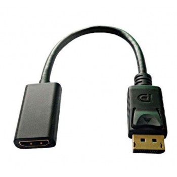 ADAPTADOR DISPLAYPORT A HDMI 1080P - M/H | NEGRO
