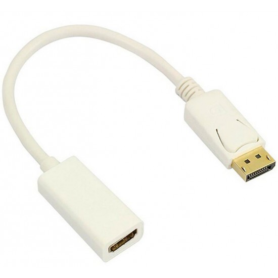 ADAPTADOR DISPLAYPORT A HDMI 1080P - M/H | BLANCO OEM 05130