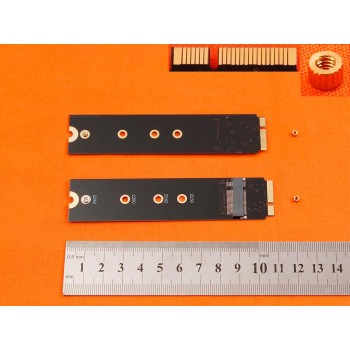 ADAPTADOR M.2 (NGFF) SSD 7+17 PINS | APPLE MACBOOK AIR A1465 A1466 A1369 A1370 AÑO 2012