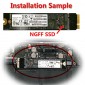 ADAPTADOR M.2 (NGFF) SSD 18 PINS | APPLE MACBOOK AIR A1369 A1370 1375 A1377 AÑO 2010 / 2011 APPLE 07572