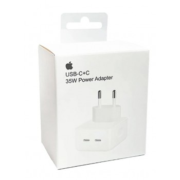 APPLE ADAPTADOR DE CORRIENTE 35W CON 2 PUERTOS USB-C