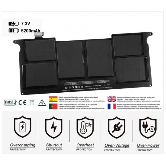 BATERIA APPLE COMPATIBLE A1375 MACBOOK AIR 11
