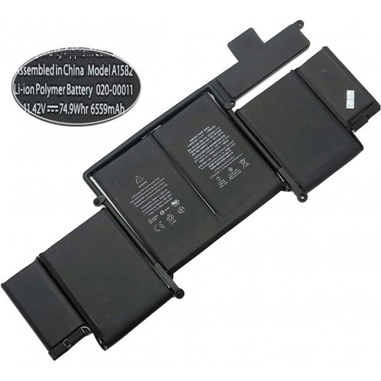 BATERIA APPLE A1582 COMPATIBLE MACBOOK PRO RETINA 13 A1502 VERSION 2015 11.34V · 6330mAh / 71.8Wh