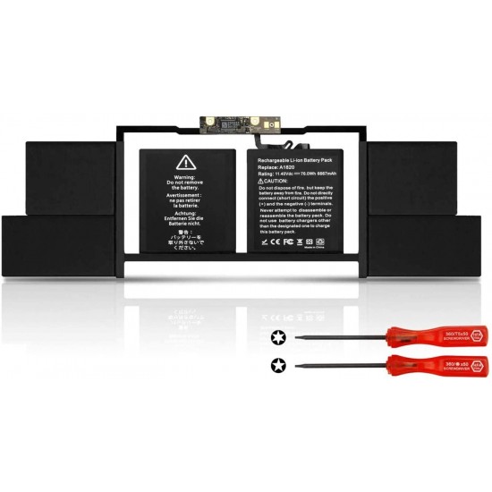 BATERIA APPLE A1820 COMPATIBLE MACBOOK PRO RETINA 15