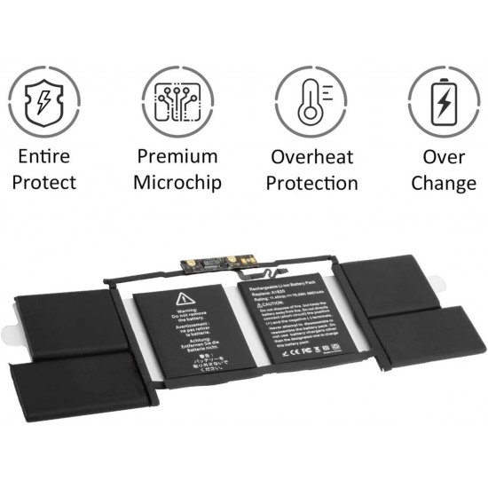BATERIA APPLE A1820 COMPATIBLE MACBOOK PRO RETINA 15