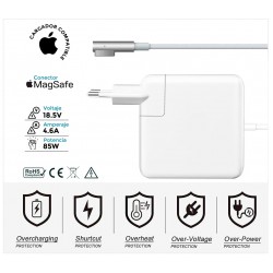 CARGADOR APPLE COMPATIBLE 85W MAGSAFE MACBOOK PRO 15