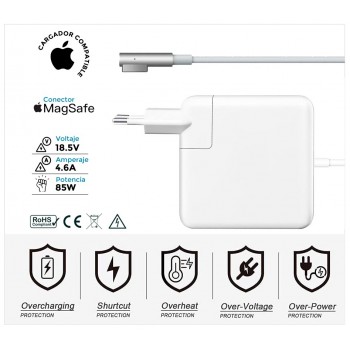 CARGADOR APPLE COMPATIBLE 85W MAGSAFE MACBOOK PRO 15