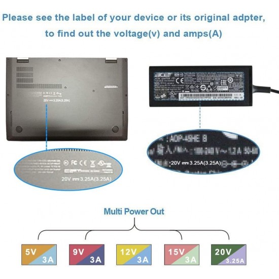 CARGADOR COMPATIBLE USB-C 65W DIRECTO A PARED COLOR BLANCO POWERDIRECT 08206DP