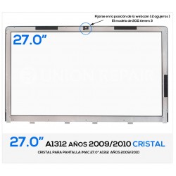 CRISTAL PANTALLA iMAC 27.0" A1312 AÑOS 2009/2010 | 922-9147 922-9469 922-9833