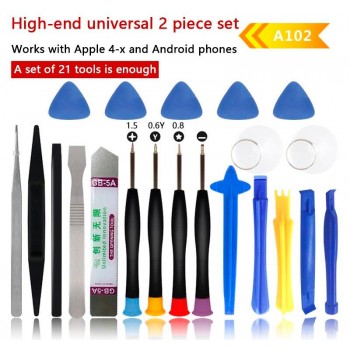 KIT DE HERRAMIENTAS 21 EN 1 PARA SMARTPHONES TABLETS PORTATILES