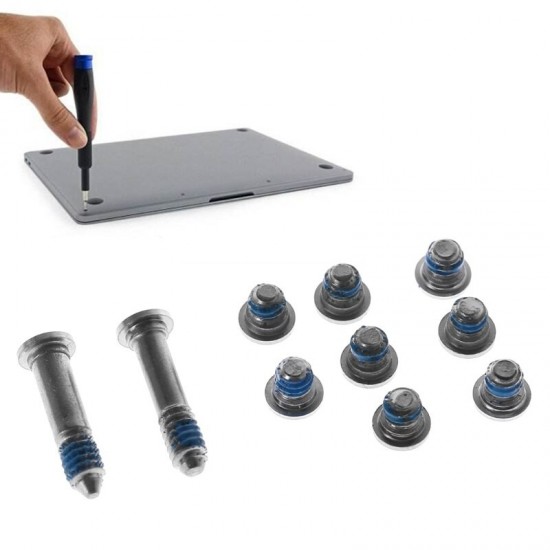 KIT DE 10 TORNILLOS CUBIERTA TRASERA MACBOOK PRO A1278 A1286 A1297 SERIES | INCLUYE DESTORNILLADOR APPLE 10422