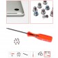 KIT DE 10 TORNILLOS CUBIERTA TRASERA MACBOOK PRO A1398 A1502 A1425 | INCLUYE DESTORNILLADOR APPLE 10420