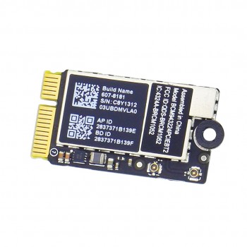 MÓDULO WIRELESS WIFI BLUETOOTH AIRPORT CARD APPLE MACBOOK AIR A1465 A1466 A1369 A1370 AÑOS 2011 2012 | 661-5687 661-6053 661-6622 653-0008