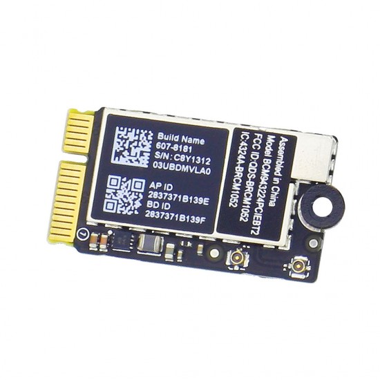 MÓDULO WIRELESS WIFI BLUETOOTH AIRPORT CARD APPLE MACBOOK AIR A1465 A1466 A1369 A1370 AÑOS 2011 2012 | 661-5687 661-6053 661-6622 653-0008 APPLE 11186