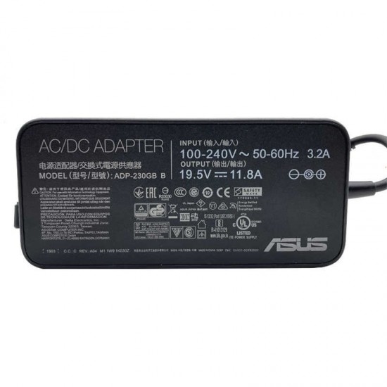 CARGADOR ASUS ORIGINAL | 19.5V / 11.8A | 6.0 x 3.7mm | 230W ASUS 10762M