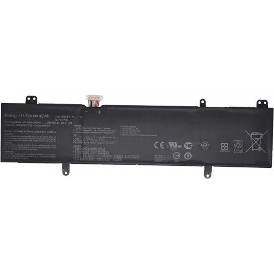 BATERIA ASUS F411U VIVOBOOK F411U S410U X411U SERIES | 0B200-02710000 B31Bi91 B31N1707 | 11.4V · 3600MAH
