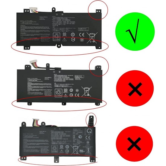 BATERIA ASUS GL504G ROG STRIX GL504G GL504GM SERIES | 0B200-02940000 C41N1731 | 15.4V · 3400MAH