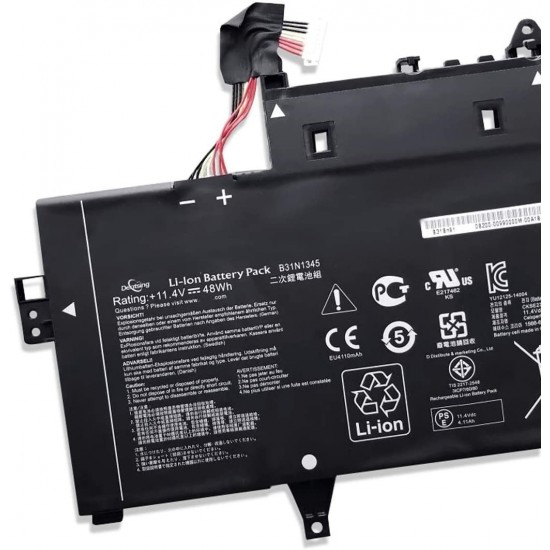 BATERIA ASUS COMPATIBLE TP500 TRANSFORMER BOOK FLIP TP500LA TP500LB TP500LN SERIES | B31N1345 0B200-00990100 ASUS 10542