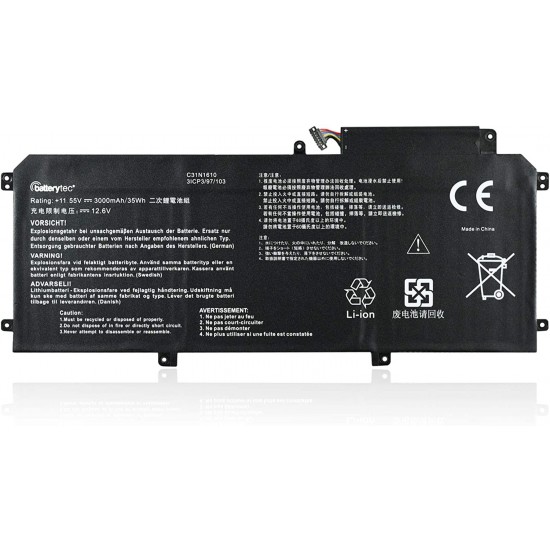 BATERIA ASUS COMPATIBLE C31N1610 | 11.55V / 3000mAh ASUS 12936