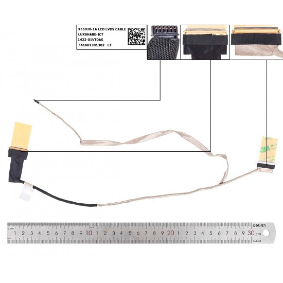 CABLE DE PANTALLA ASUS X550 X550JD-1A F550L X552 R510L X550JD P550C P550CA P550CC P550L P55 SERIES | 1422-01VT0AS ASUS 34285