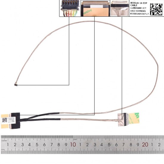 CABLE DE PANTALLA ASUS X555 VM590L FL5800L V555L X545 F555UA X555UA SERIES | 1422-025N0AS ASUS 34283