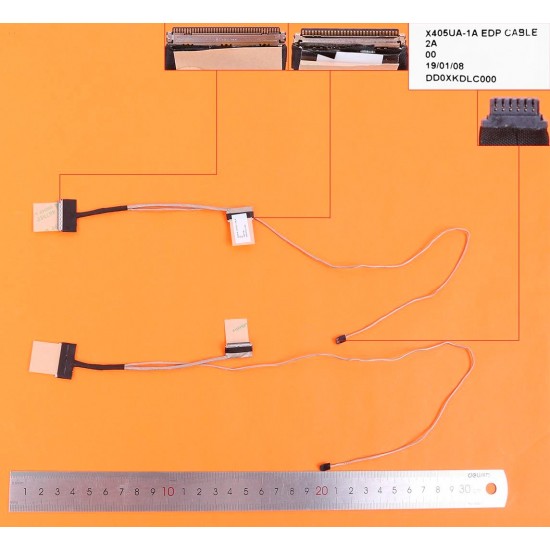 CABLE FLEX DE PANTALLA ASUS X405UA-1A X405UA X405 S4000U S4100UA S405UA SERIES | DD0XKDLC000 ASUS 11672