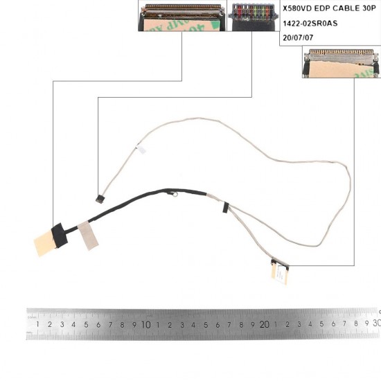 CABLE FLEX DE PANTALLA ASUS X580VD X580BP X580 X580B N580 N580VD SERIES | 1422-02SR0AS ASUS 12520