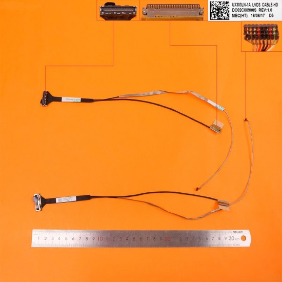CABLE DE PANTALLA ASUS ZENBOOK UX303LN UX303LB U303L 30PIN SERIES | DC02C00900S ASUS 09614