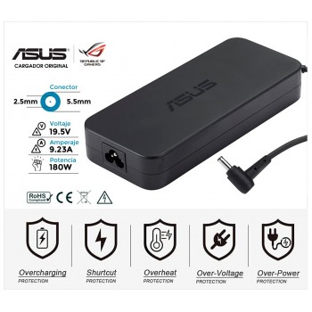 CARGADOR ASUS 180W ORIGINAL | 19.5V / 9.23A | 5.5 x 2.5mm