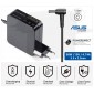 CARGADOR ASUS COMPATIBLE | 19V / 4.74A | 5.5 x 2.5mm | 90W DIRECTO A PARED ( SIN CABLE ) ASUS 00150DPC