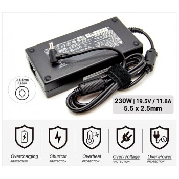 CARGADOR MEDION | 19V / 11.8A | 5.5 x 2.5mm | 230W