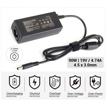 CARGADOR ASUS COMPATIBLE | 19V / 4.74A | 4.5 x 3.0mm | 90W