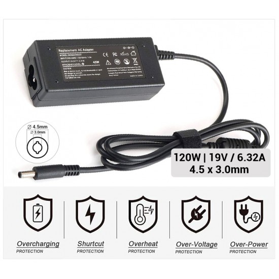 CARGADOR ASUS COMPATIBLE | 19V / 6.32A | 4.5 x 3.0mm | 120W ASUS 06421M